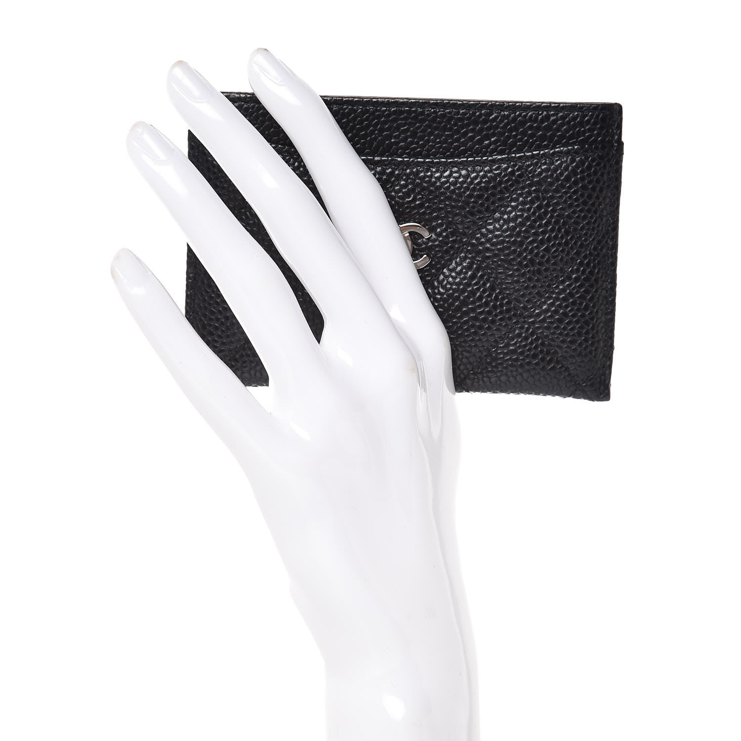 Chanel Caviar Quilted Card Holder Black 2 of 9