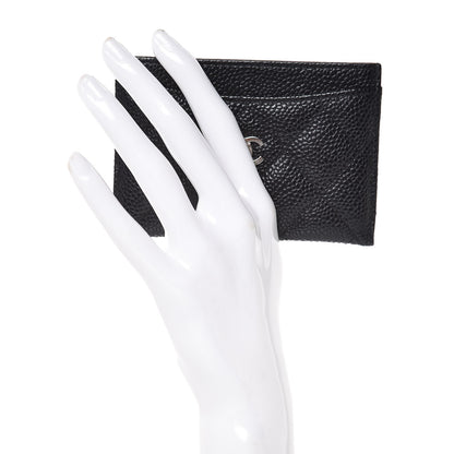 Chanel Caviar Quilted Card Holder Black 2 of 9