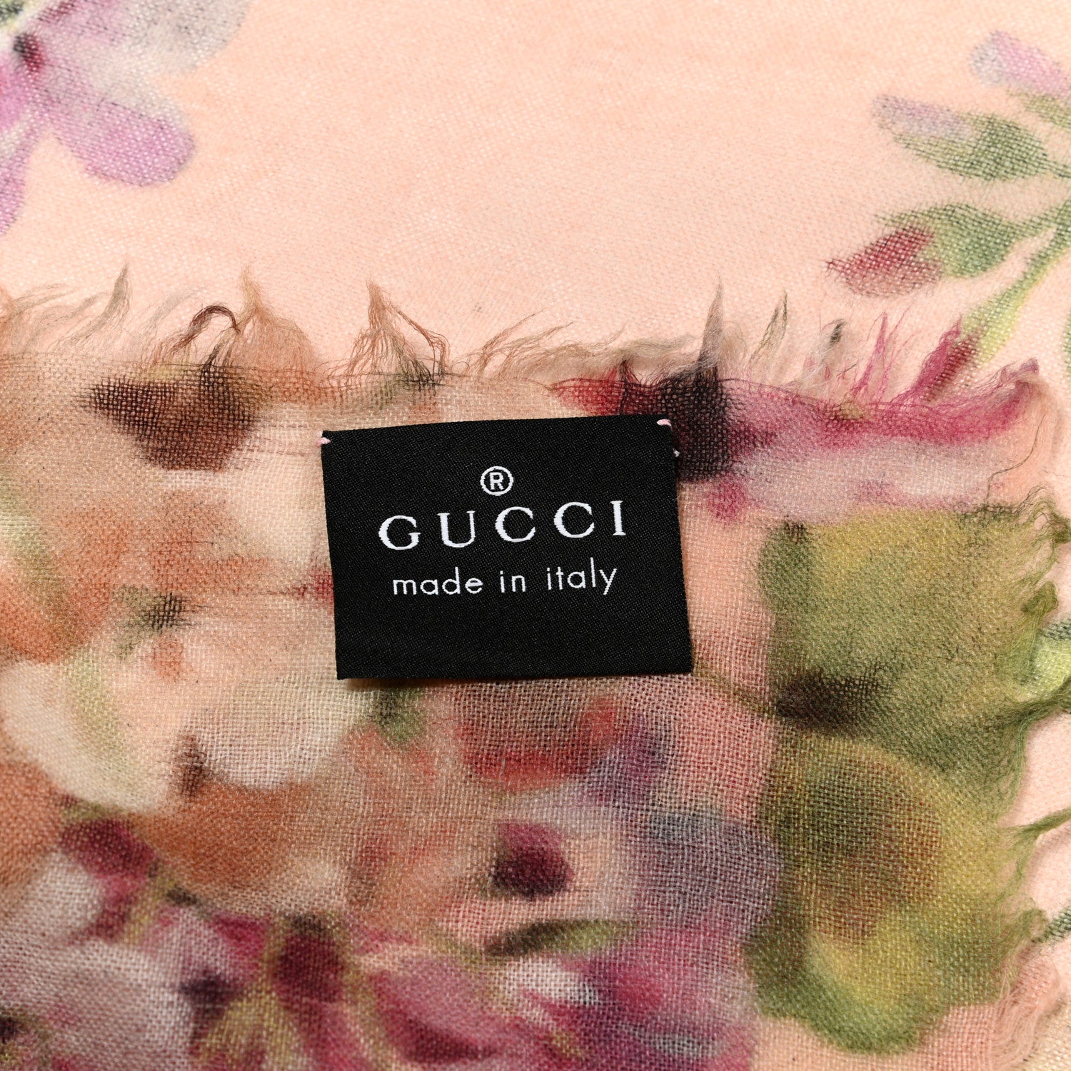 Gucci Modal Silk Blooms Scarf Pink 2 of 4