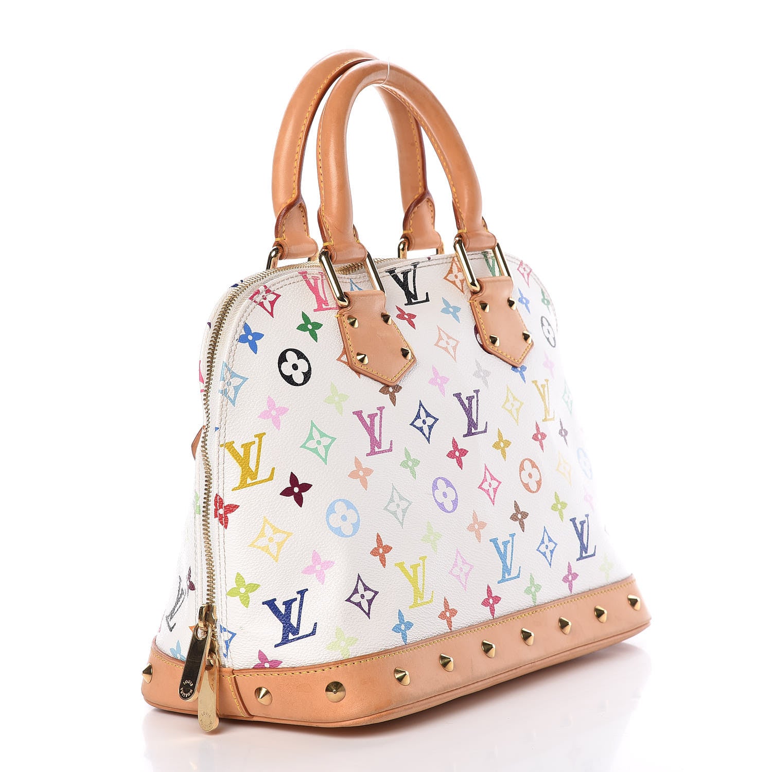 Louis Vuitton Monogram Multicolor Alma White 3 of 17