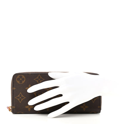 Louis Vuitton LOUIS VUITTON Monogram Clemence Wallet Fuchsia 2 of 9