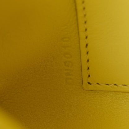 Hermes Swift Kelly Pochette Clutch Lime 9 of 19