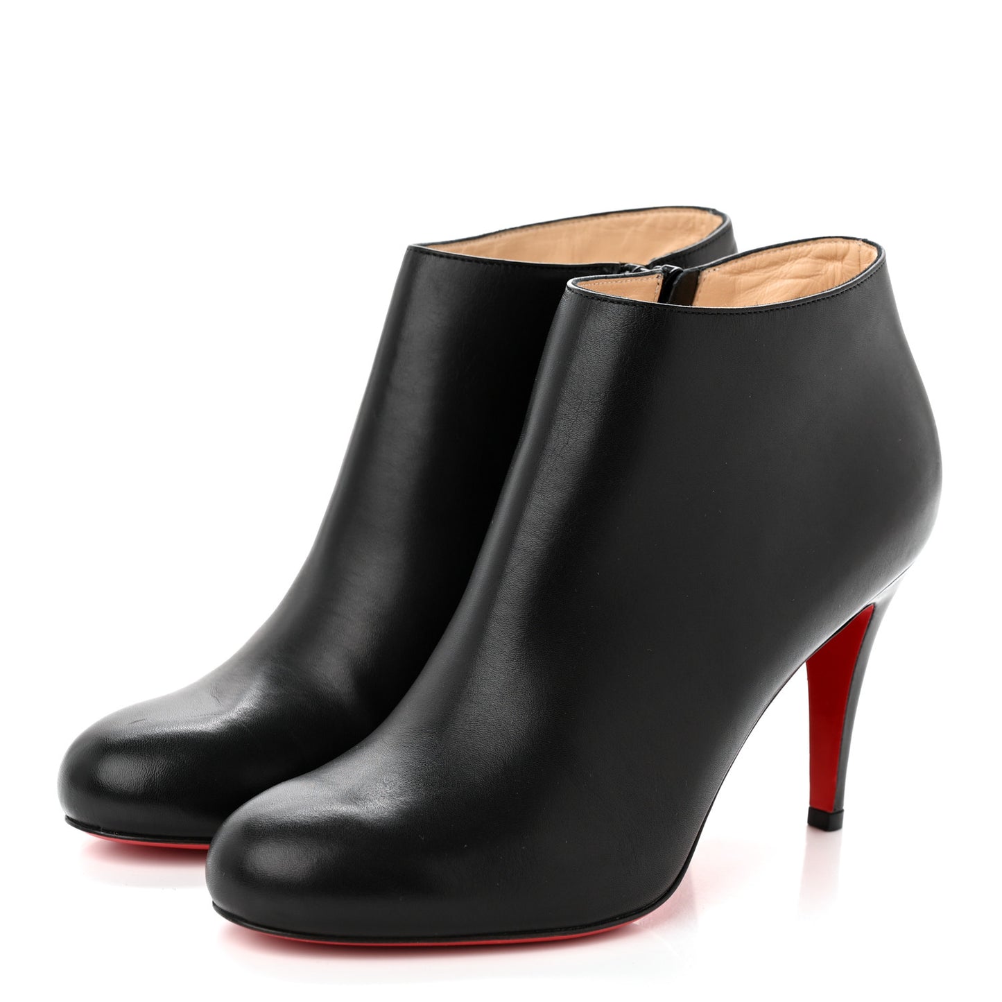 Calfskin Belle 85 Ankle Boots 37 Black