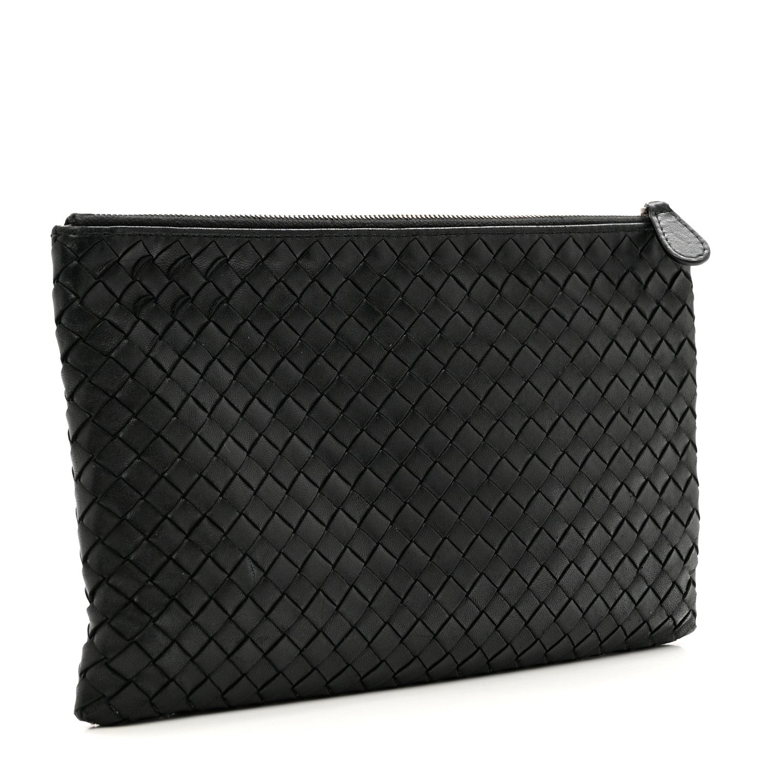 Bottega Veneta Nappa Intrecciato Medium Zip Pouch Black 3 of 9