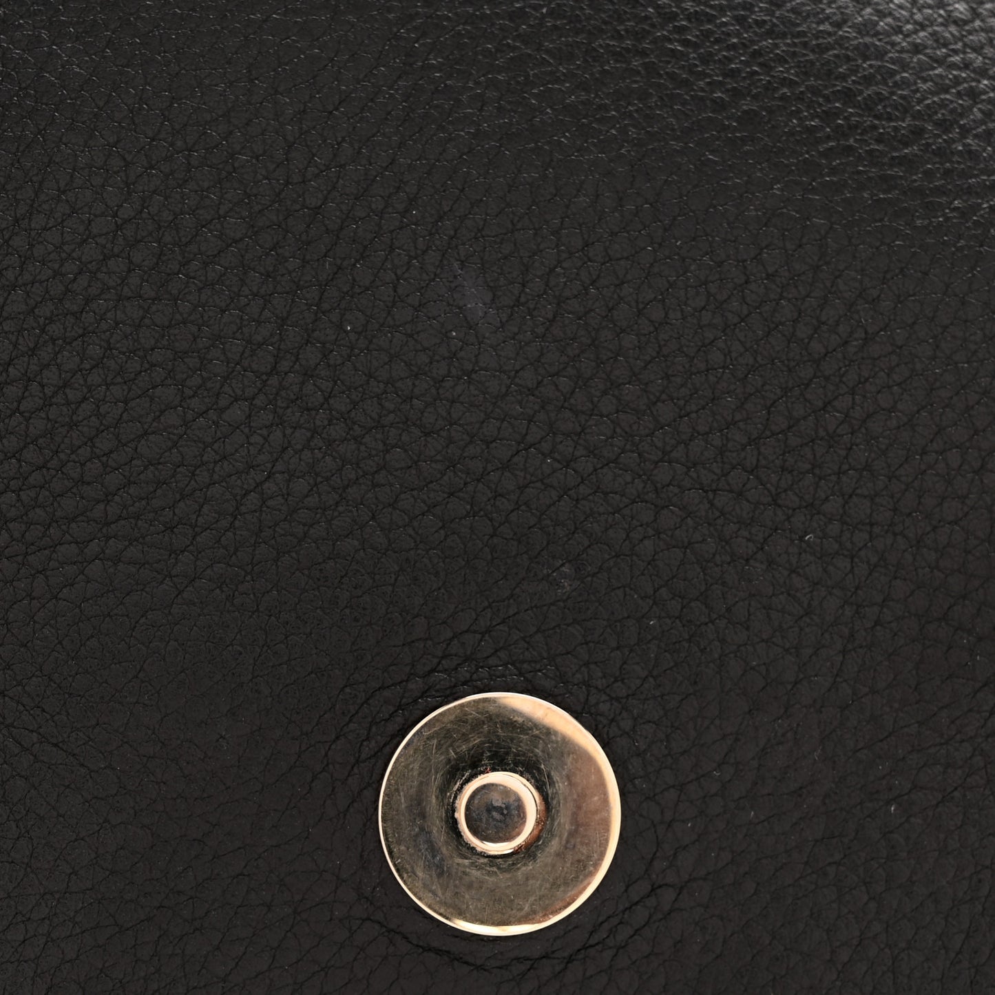 Pebbled Calfskin Small Soho Flap Crossbody Black