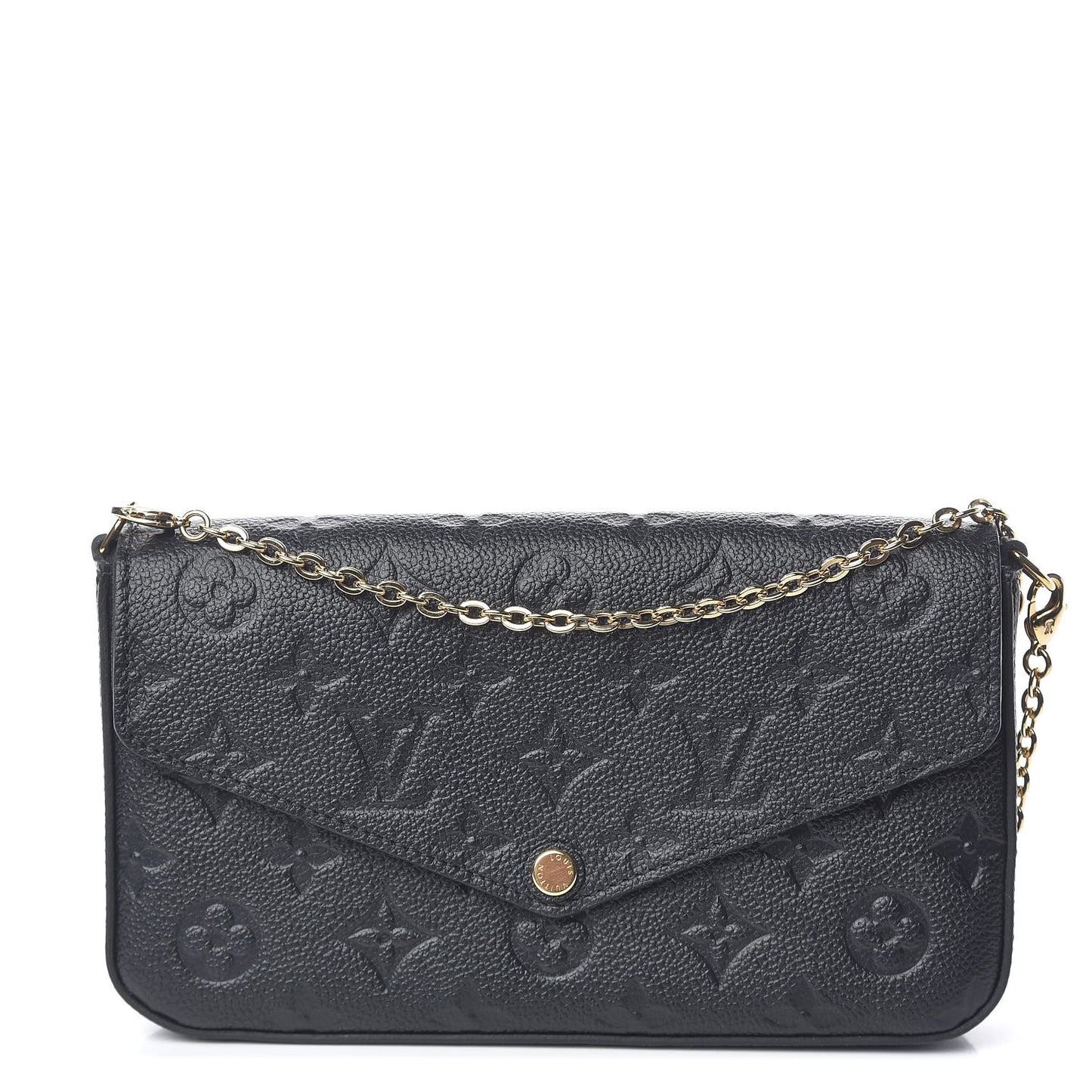 Empreinte Pochette Felicie Chain Wallet Black