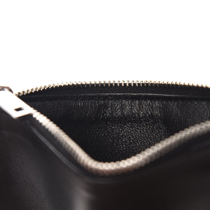 Saint Laurent Calfskin 5 Fragments Zip Pouch Card Holder Black 7 of 7