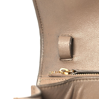 Celine Liege Calfskin Medium Classic Box Flap Bag Taupe 12 of 13