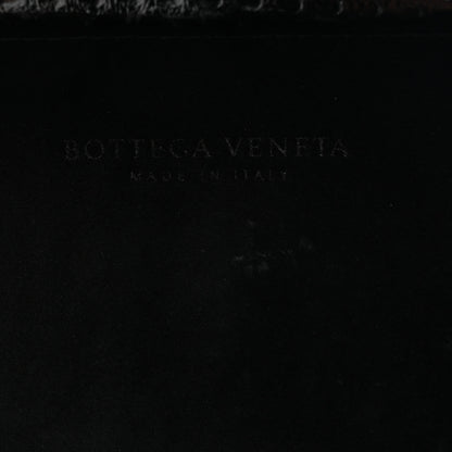 Bottega Veneta Satin Ayers Intreccio Impero Stretch Knot Clutch Black 6 of 10