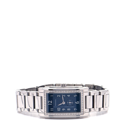 Tiffany Stainless Steel Diamond Bezel 22mm Grand Resonator Quartz Watch Blue 2 of 5
