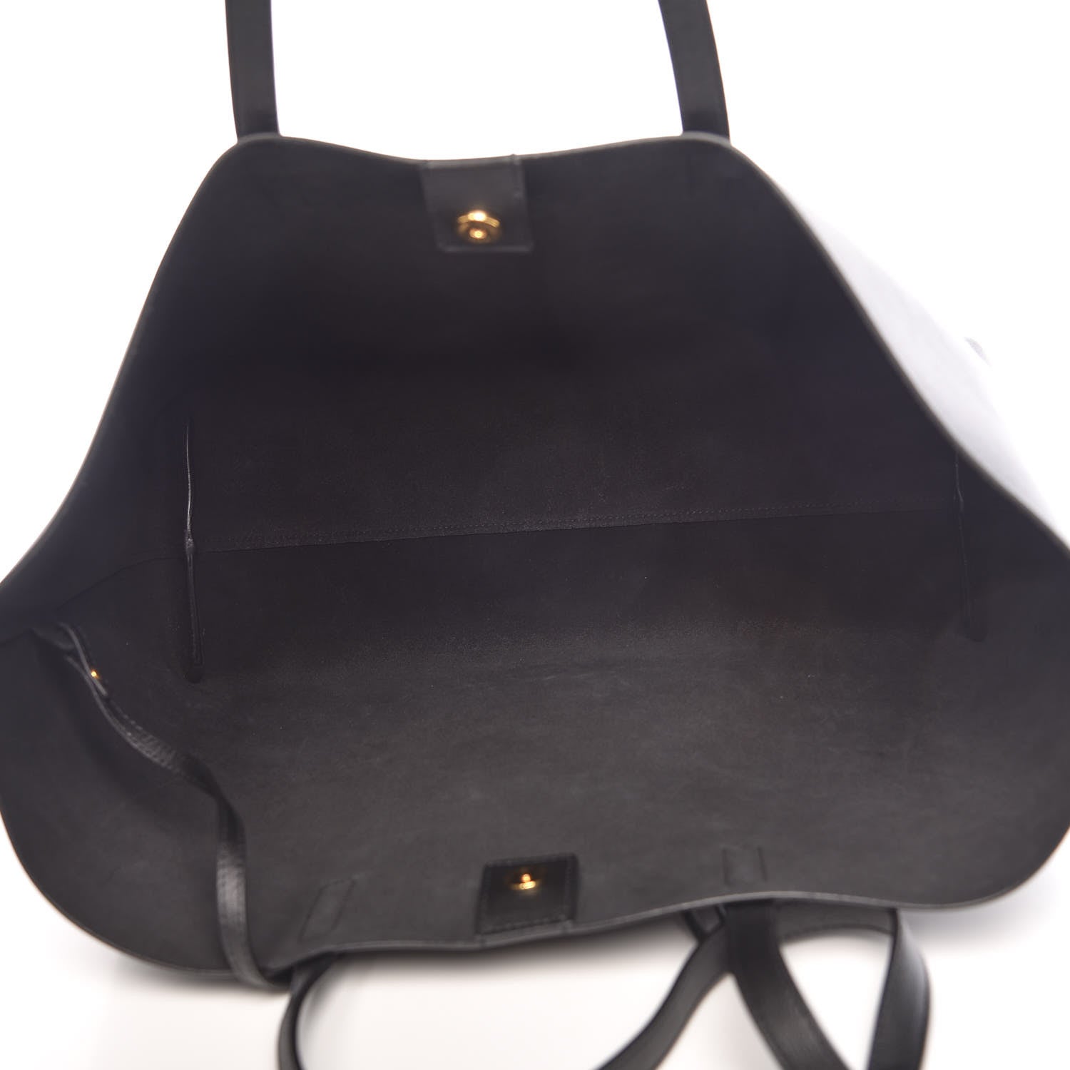 Saint Laurent Calfskin Large Shopping Tote Black 8 of 11