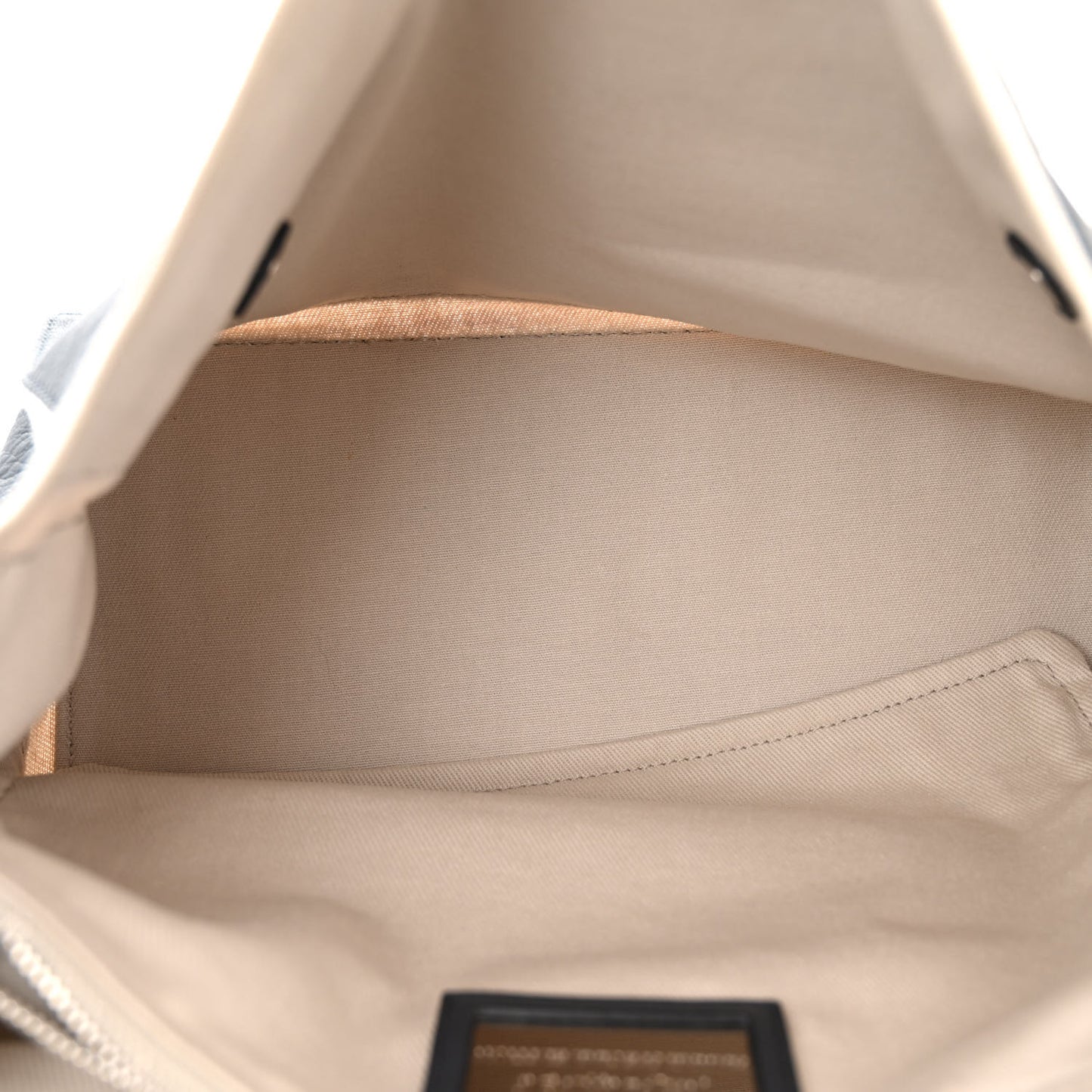 Calfskin Canvas Large Muse Two Grey