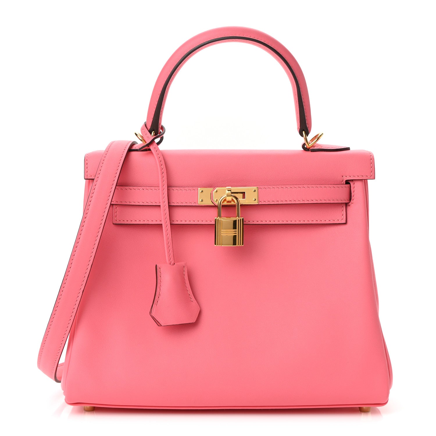 Hermes Swift Kelly Retourne 25 Rose Azalee 1 of 11