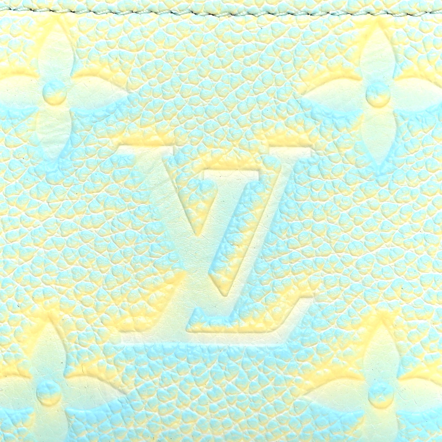 Empreinte Monogram Summer Stardust Key Pouch Water Green
