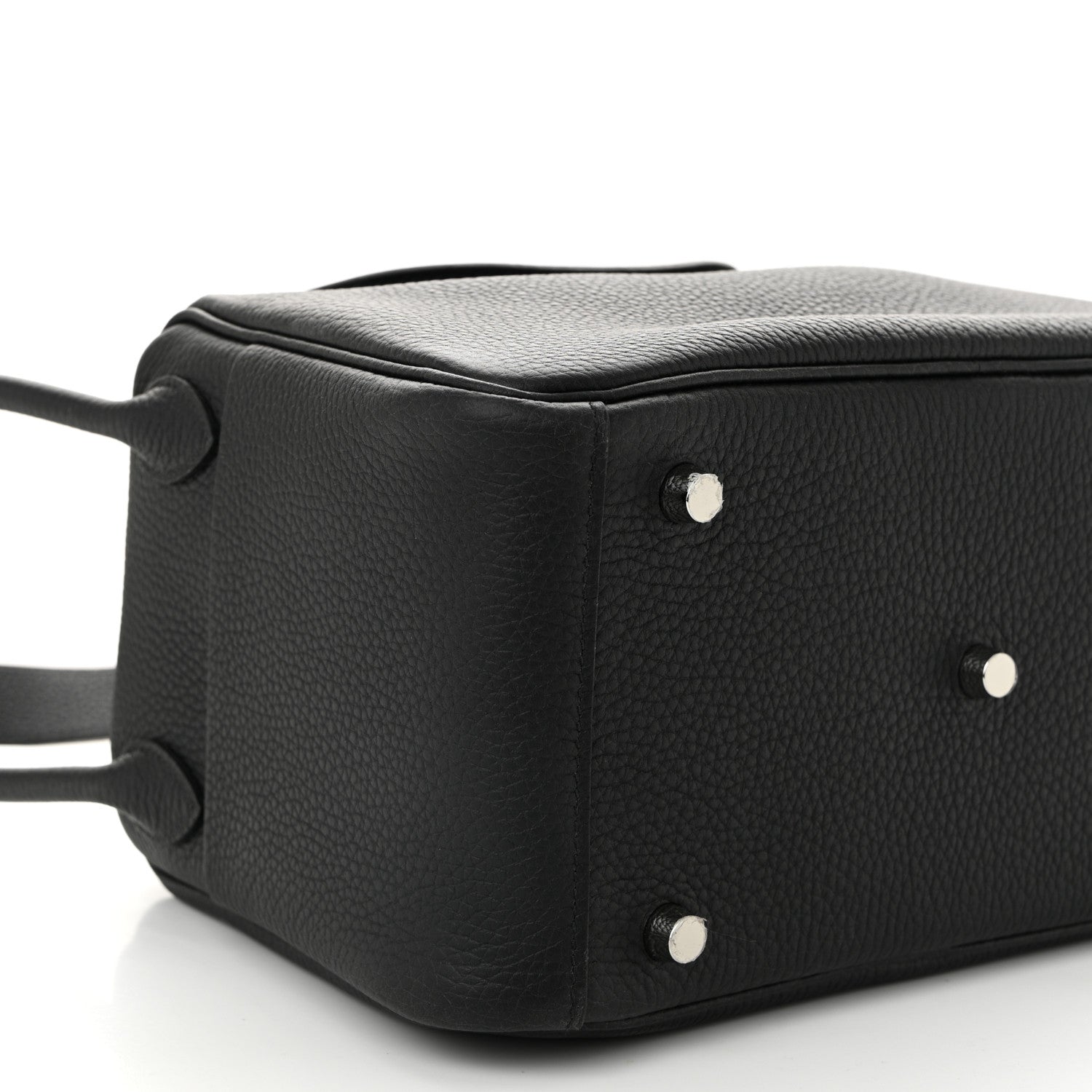 Hermes Taurillon Clemence Lindy 26 Black 9 of 10