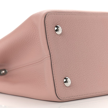 Louis Vuitton Taurillon Capucines MM Magnolia 8 of 11