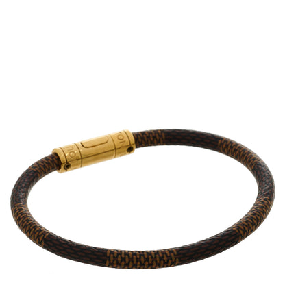 Louis Vuitton Damier Ebene Keep It Bracelet 3 of 4