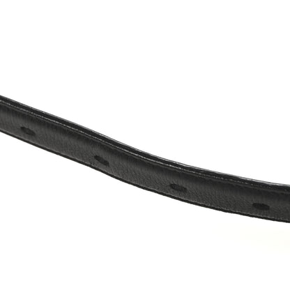 Saint Laurent Smooth Calfskin Monogram Square Buckle Belt 95 38 Black 7 of 8