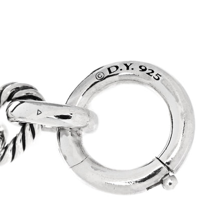David Yurman Sterling Silver Diamond Lexington Chain Bracelet 3 of 3