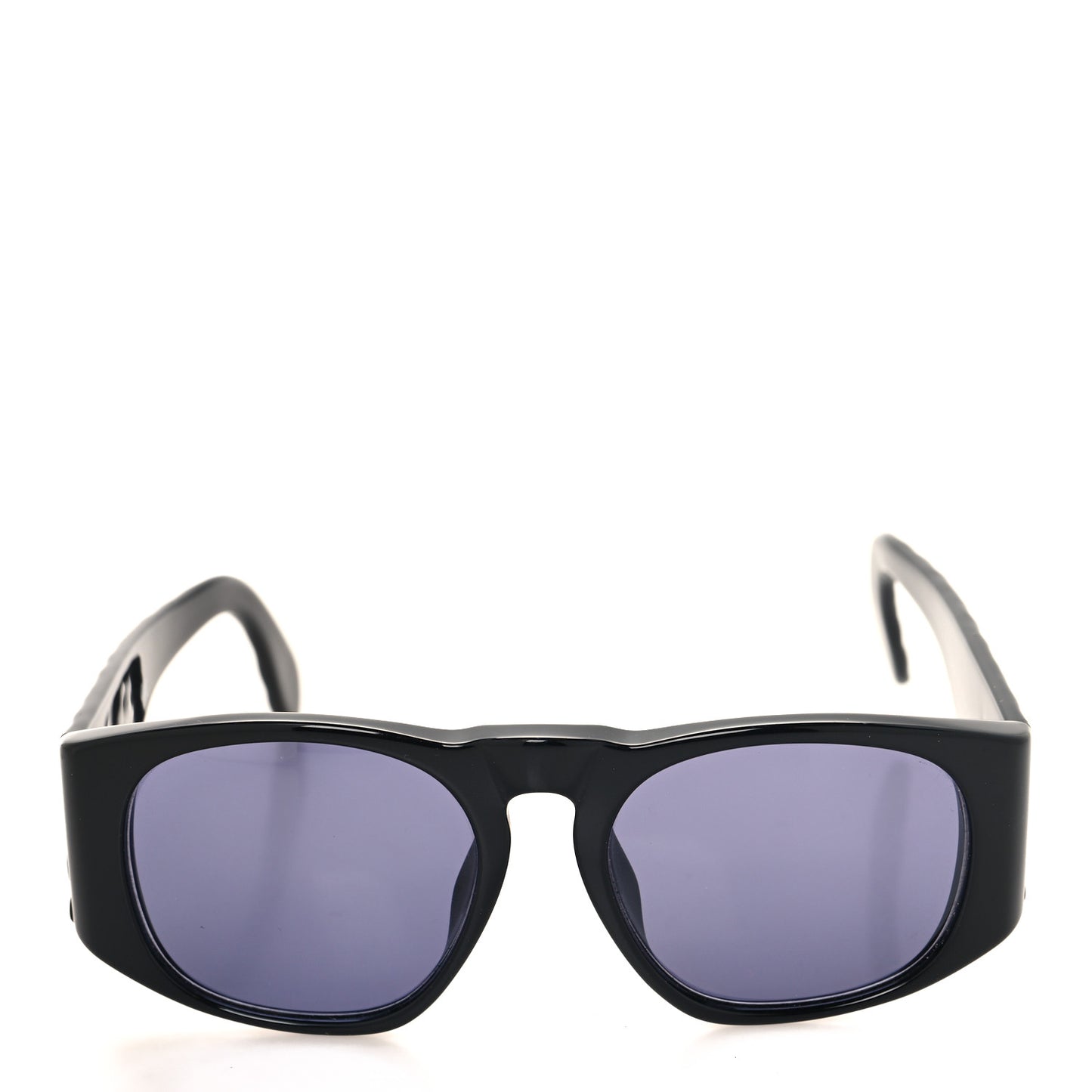 Acetate Quilted Sunglasses 01450 Black