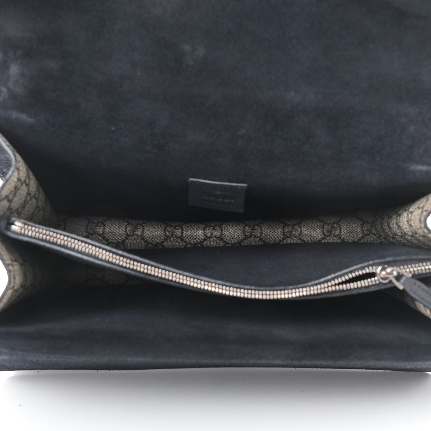 GG Supreme Monogram Medium Dionysus Shoulder Bag Black