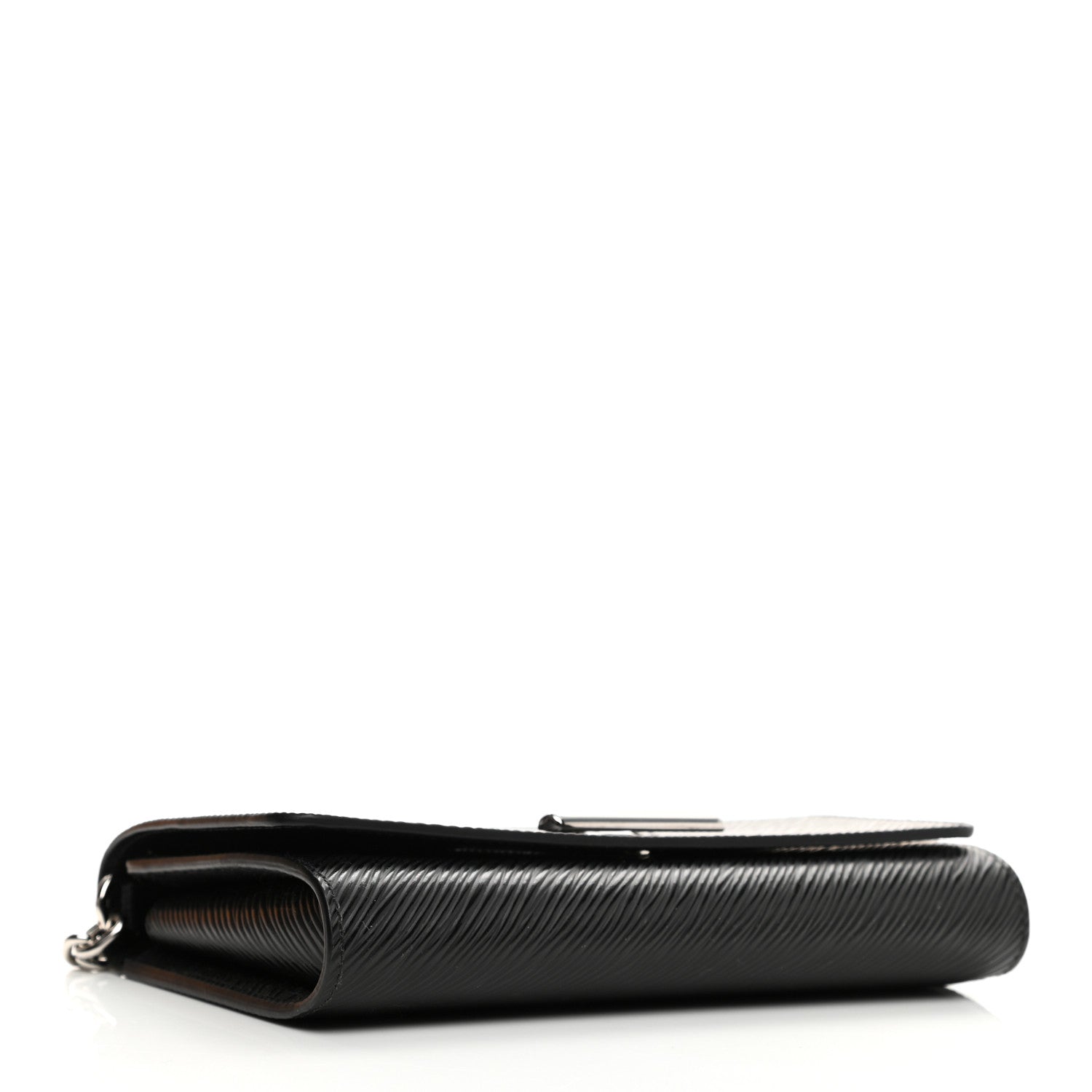 Louis Vuitton Epi Twist Chain Wallet Black 4 of 11