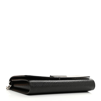 Louis Vuitton Epi Twist Chain Wallet Black 4 of 11