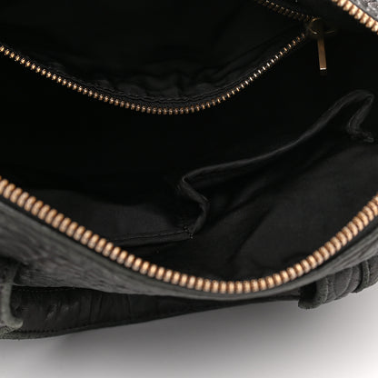 Alexander Wang Pebbled Lambskin Rocco Black Pale Gold Hardware 11 of 12