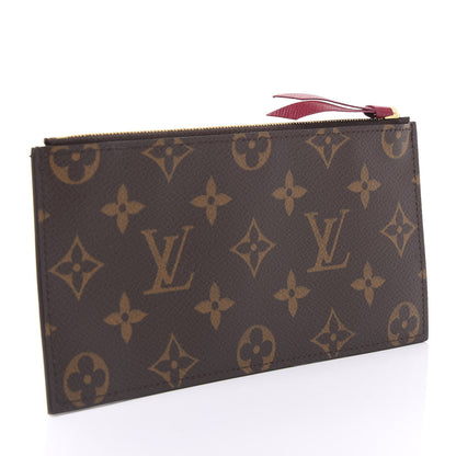 Louis Vuitton Monogram Felicie Chain Wallet Zippered Insert Fuchsia 2 of 8
