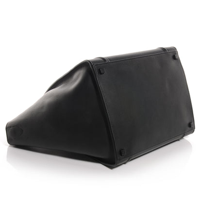 Celine Supple Calfskin Medium Phantom Luggage Black 4 of 9