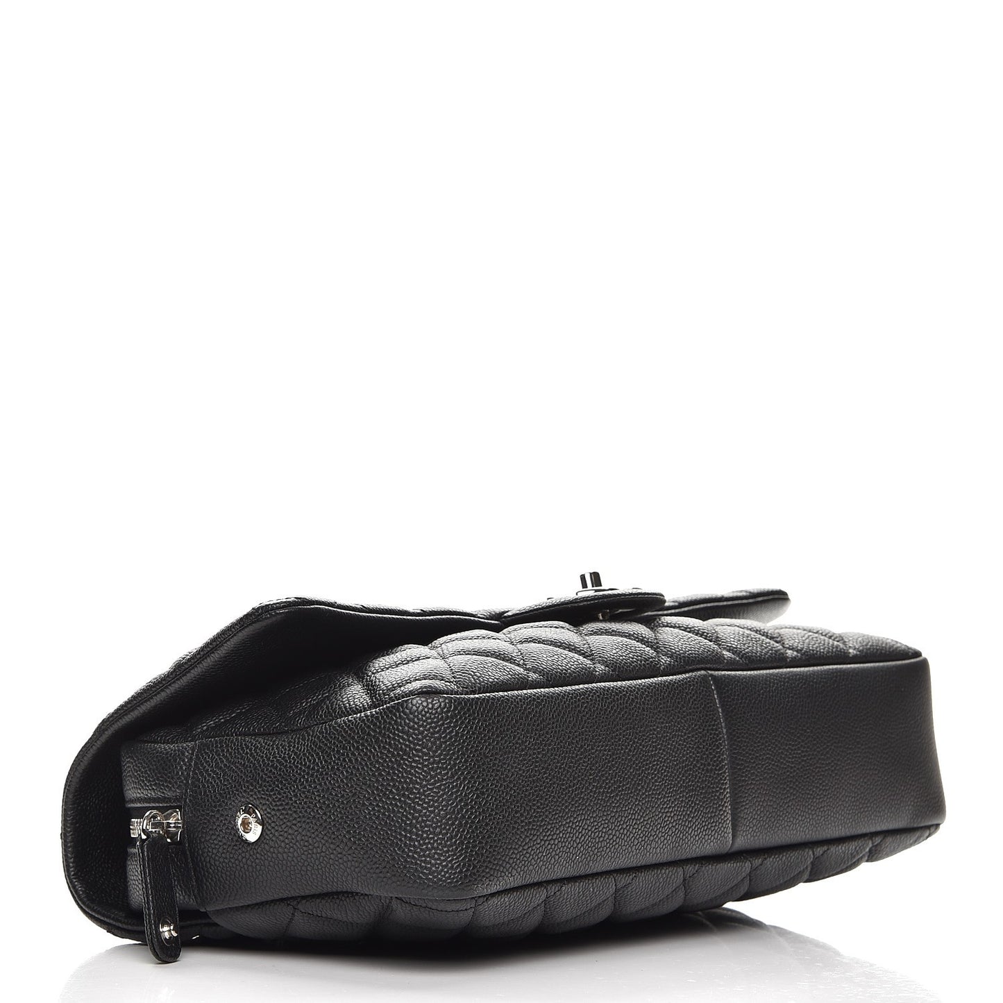 Caviar Quilted Jumbo Easy Flap Black