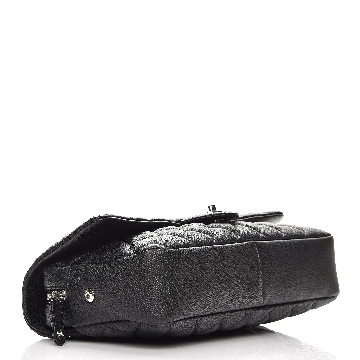 Chanel Caviar Quilted Jumbo Easy Flap Black 4 of 8