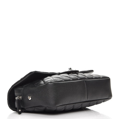 Chanel Caviar Quilted Jumbo Easy Flap Black 4 of 8