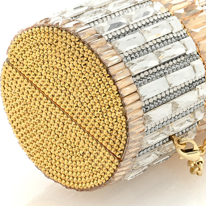 Judith Leiber Crystal Lipstick Seductress Minaudiere Clutch  Multicolor 8 of 8