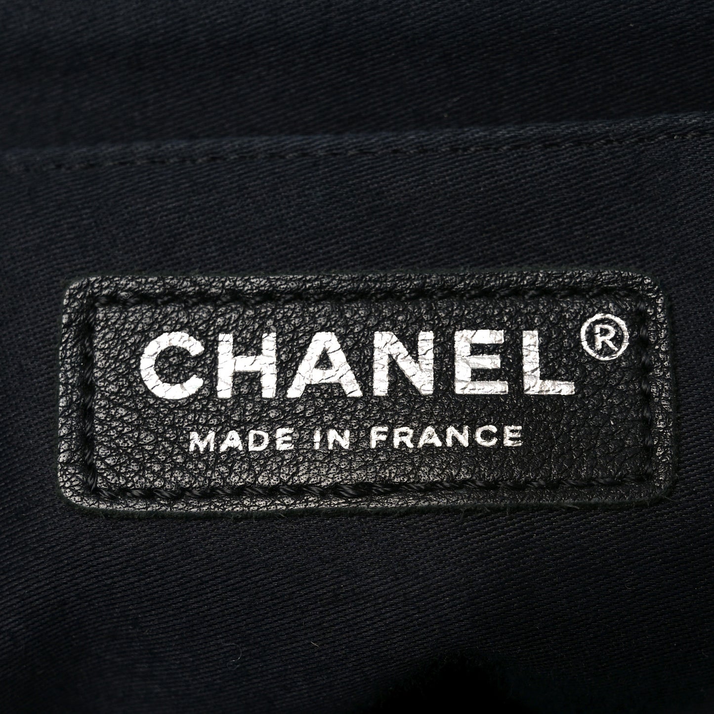 Denim Tweed Patchwork Jumbo Single Flap Blue