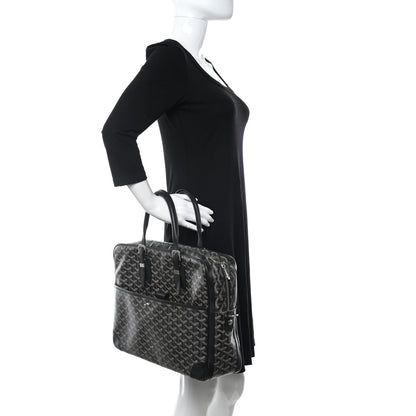 Goyard Goyardine Ambassade MM Briefcase Black 2 of 10