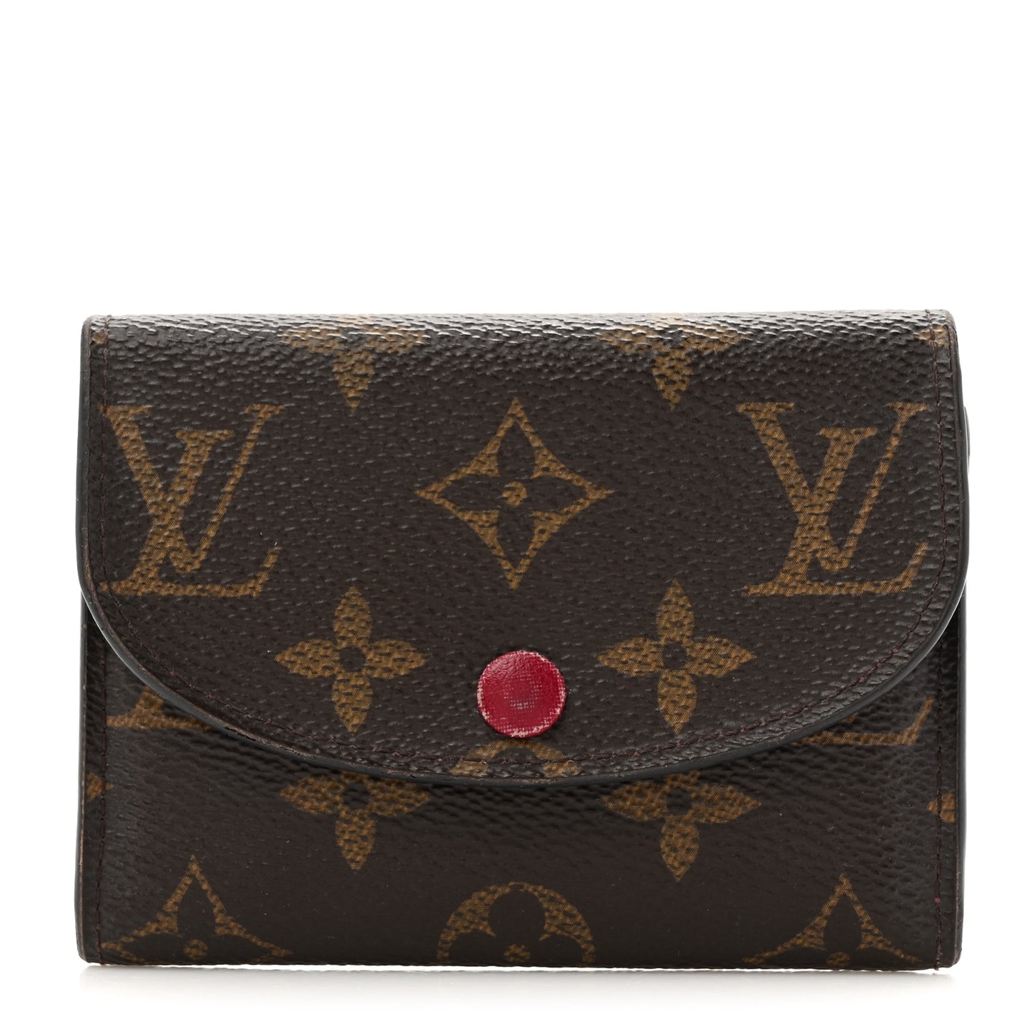 Monogram Rosalie Coin Purse Fuchsia