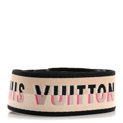 Louis Vuitton Jacquard Speedy Bandouliere 20 Shoulder Strap Black 2 of 4