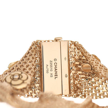 Chanel 18K Yellow Gold Diamond Impression de Camelia Bracelet 4 of 5