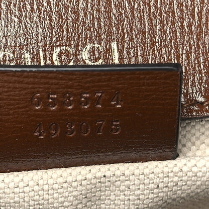 Gucci GG Supreme Monogram Web Mini Horsebit 1955 Shoulder Bag Beige Brown Sugar 7 of 9
