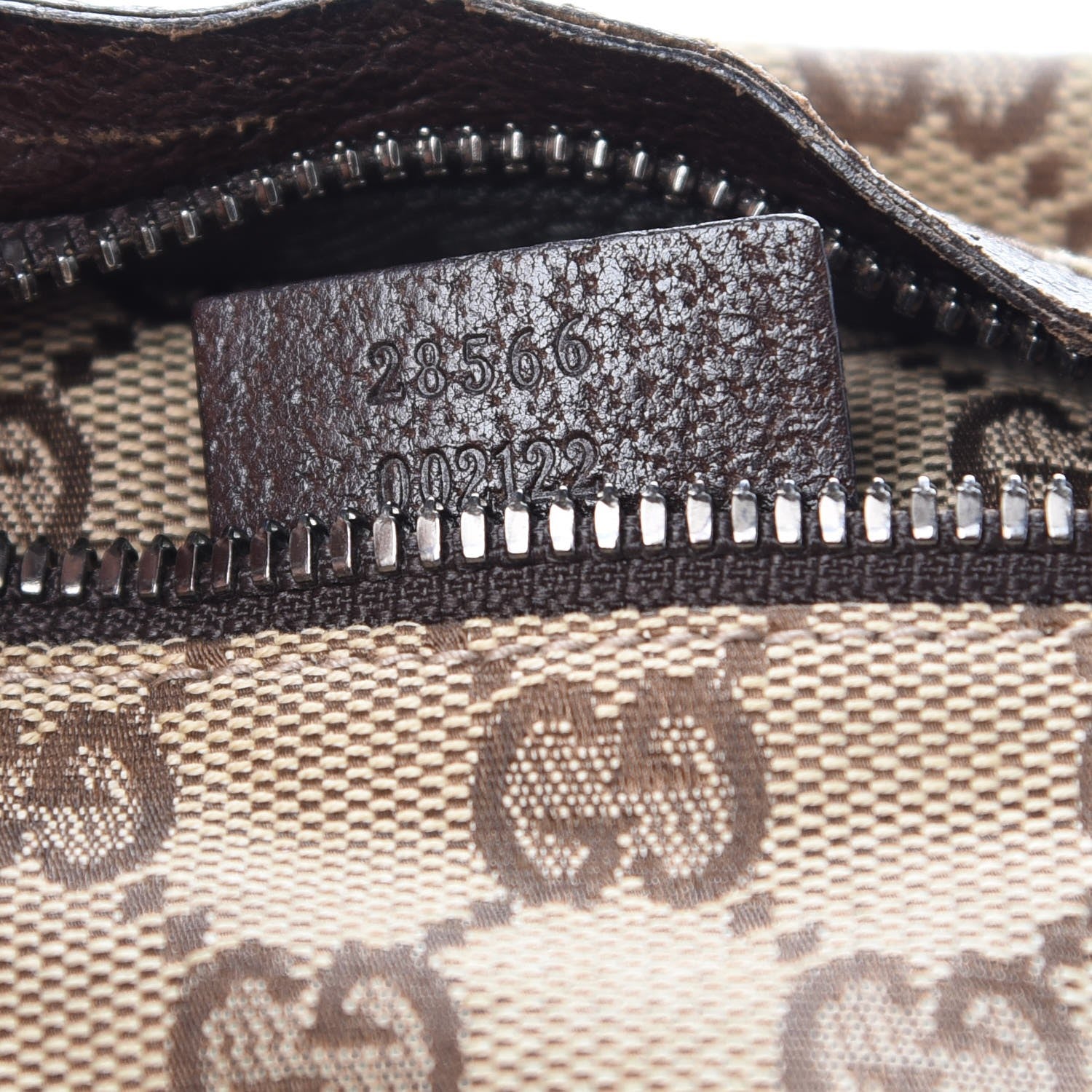Gucci GG Monogram Double Pocket Belt Bag Dark Brown 7 of 10