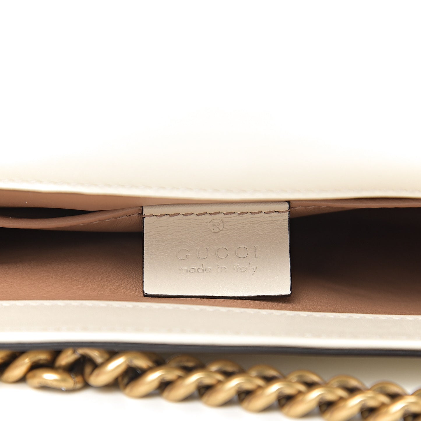 Nappa Pearl Studded Mini Queen Margaret Broadway Shoulder Bag Mystic White