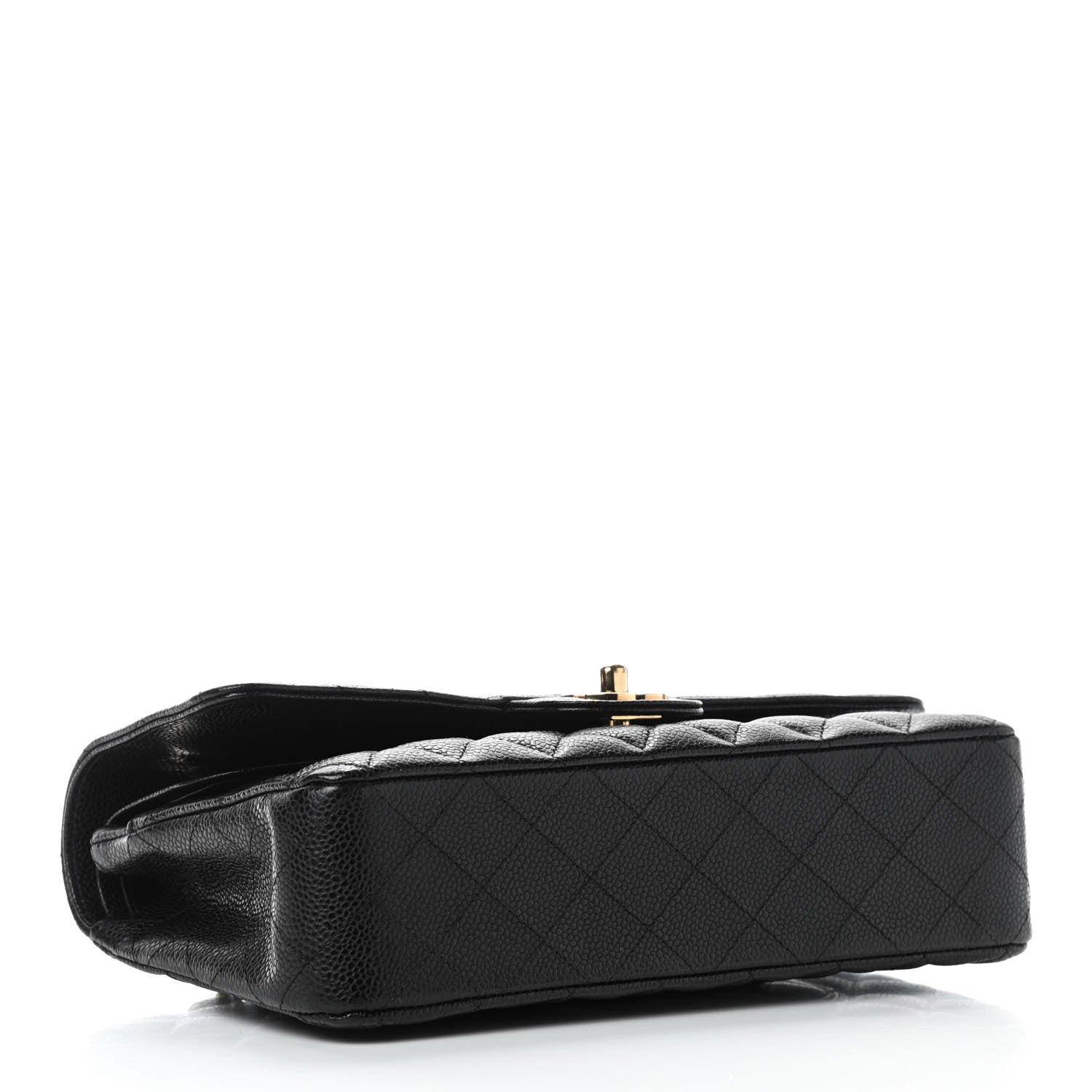 Chanel Caviar Quilted Medium Double Flap Black 7 of 17
