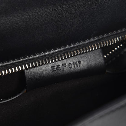 Givenchy Calfskin Mini Pandora Box Logo Strap Crossbody Bag Black 7 of 8