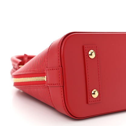 Louis Vuitton Epi Alma BB Carmine 8 of 10
