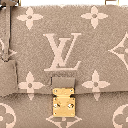 Louis Vuitton Empreinte Monogram Giant Madeleine MM Dove Grey Beige 7 of 12
