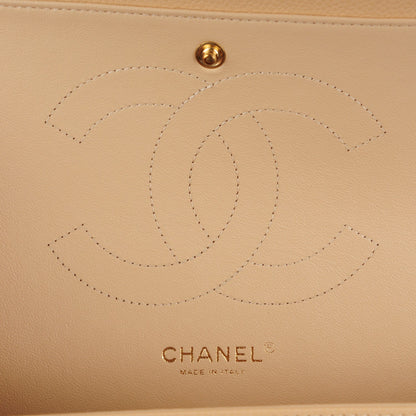 Chanel Caviar Quilted Jumbo Double Flap Beige Clair 7 of 8