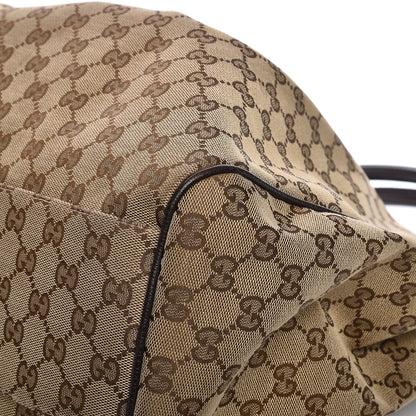 Gucci Monogram Dollar Calfskin Large Sukey Tote Beige Ebony Testa di Moro 10 of 12