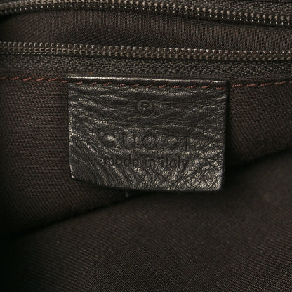 Gucci Monogram Large D Gold Hobo Dark Brown 6 of 12