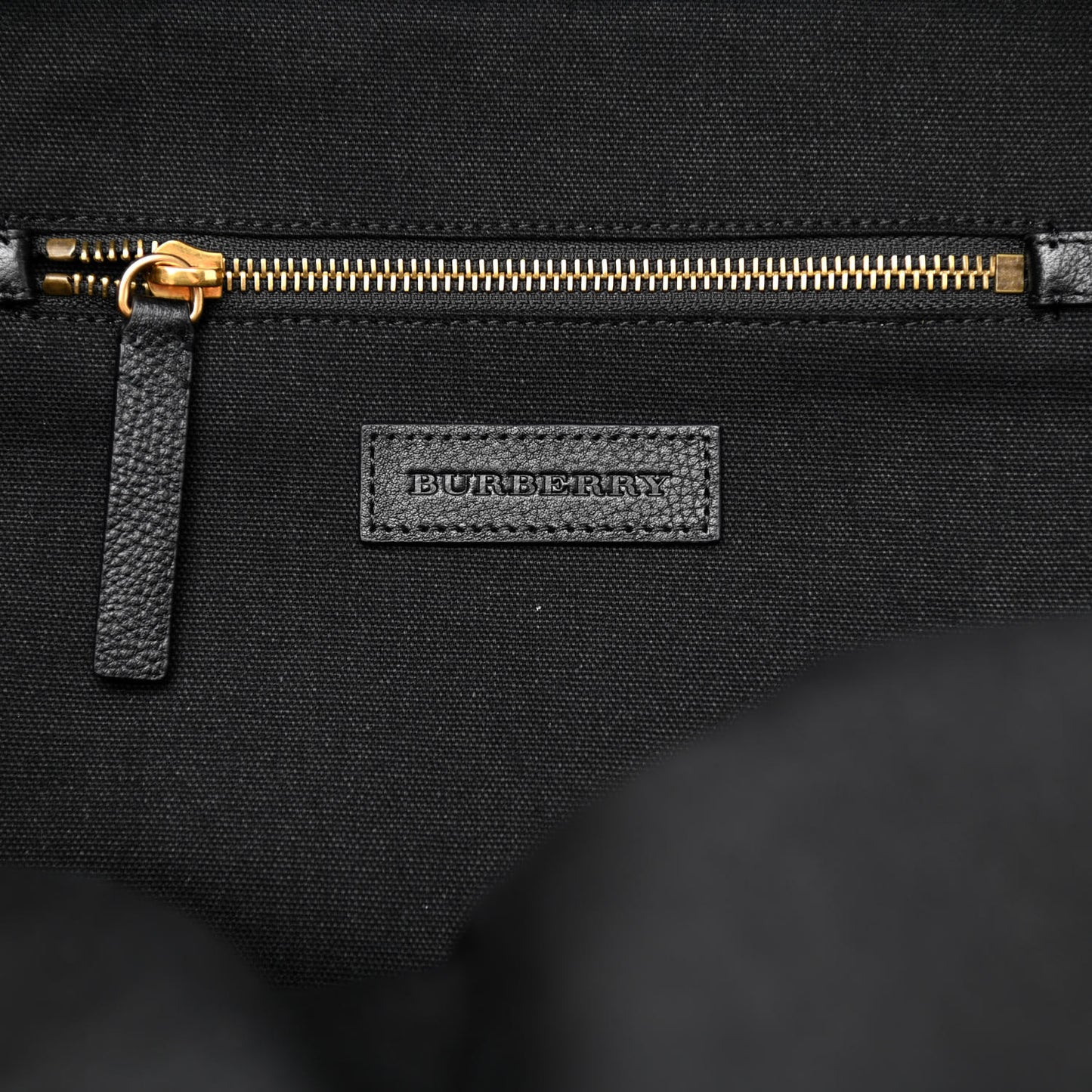 Mega Check Calfskin Abbeydale Simple Backpack Black Camel